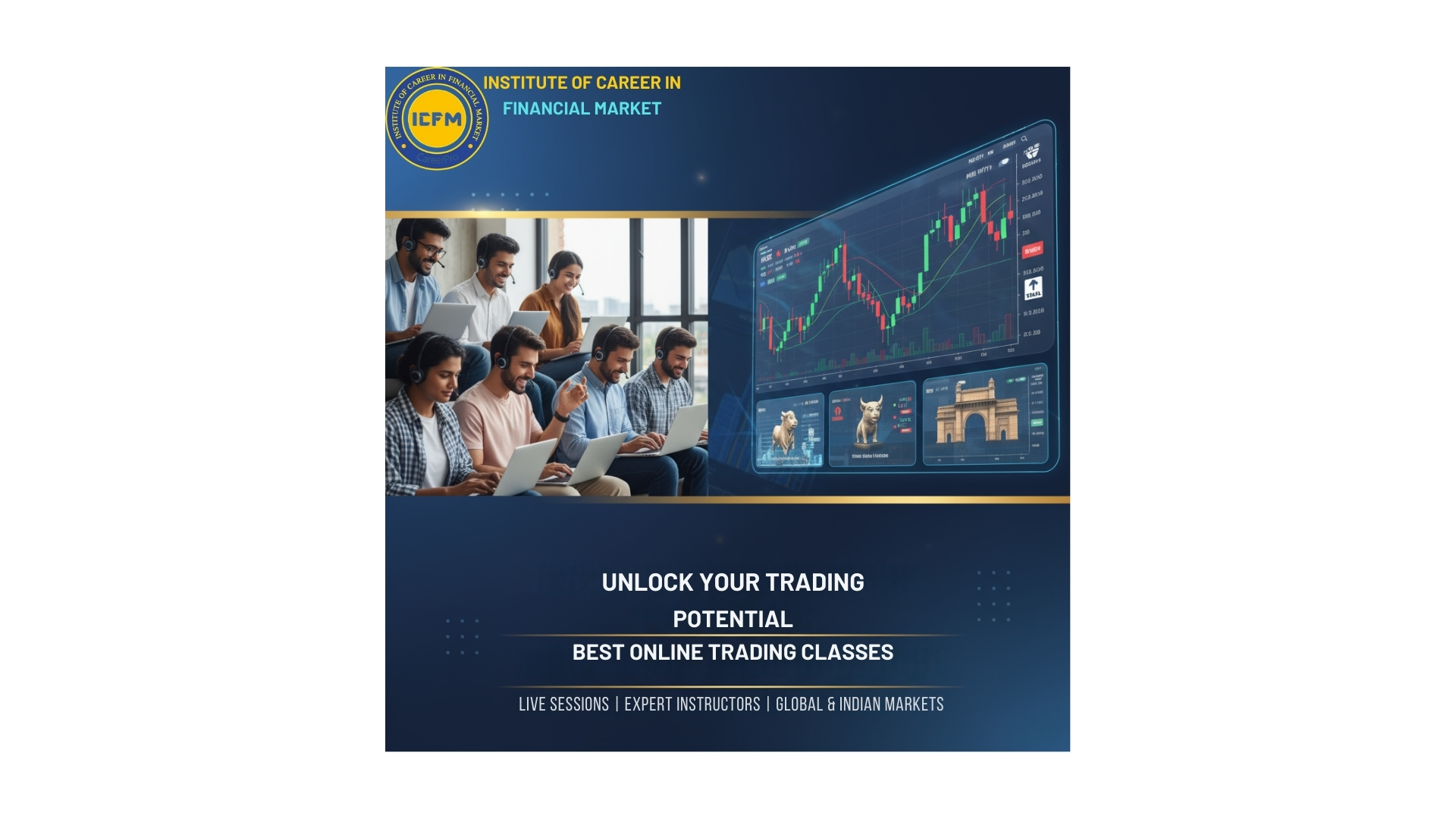 Best Online Trading Classes in 2025 with Real Market Training at ICFM