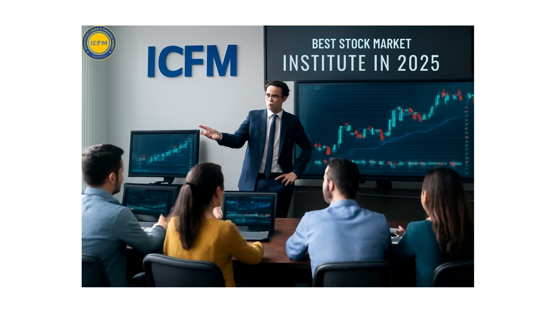 ICFM classroom session – Best Stock Market Institute for beginners and traders
