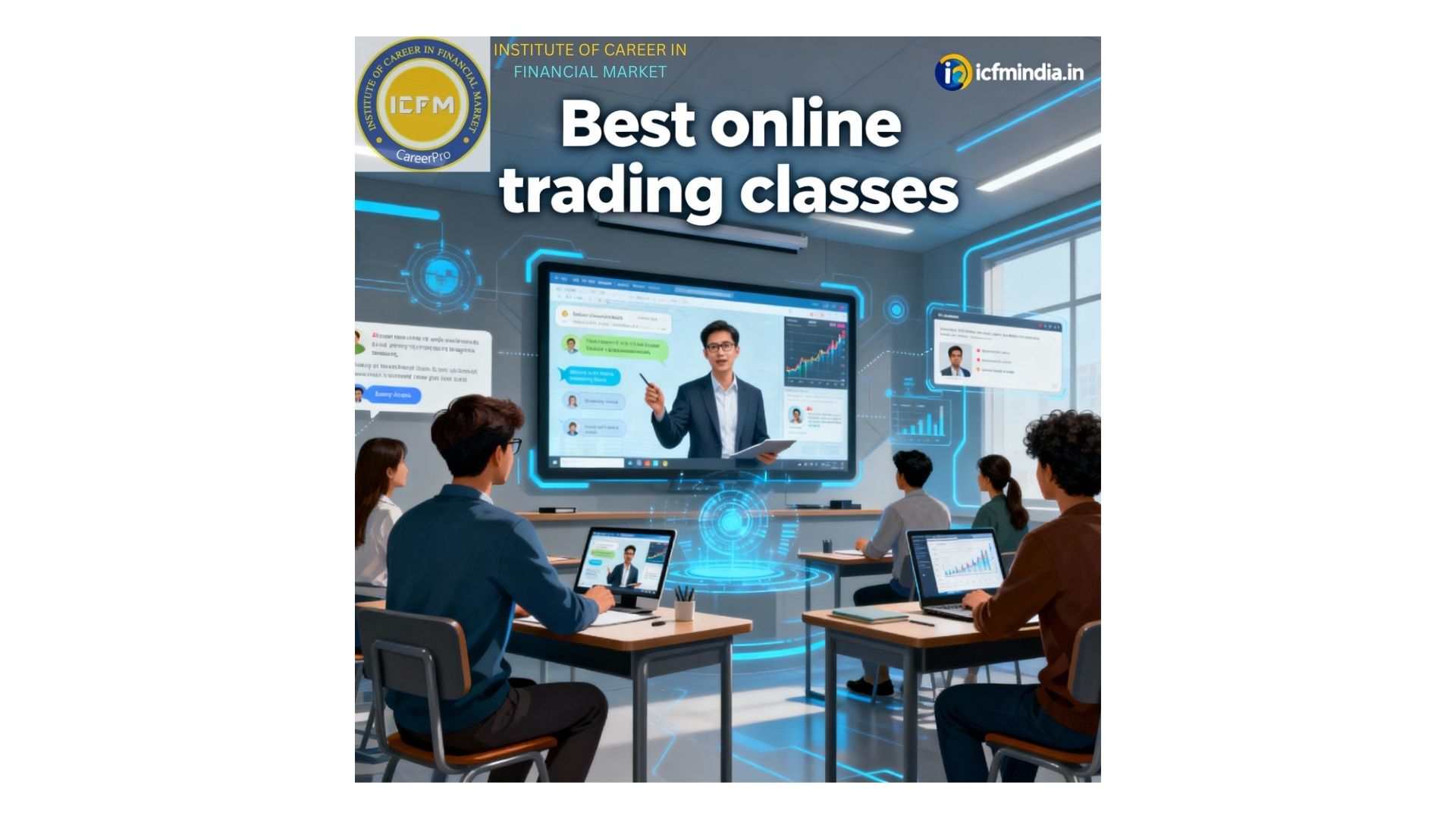 Best Online Trading Classes 2025 by ICFM with live market training and practical trading strategies