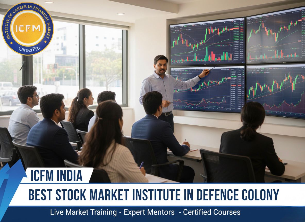 best stock market institute in Defence Colony by ICFM India