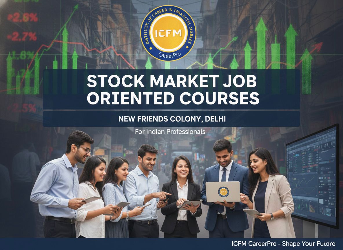 stock market job oriented courses in New Friends Colony by ICFM India