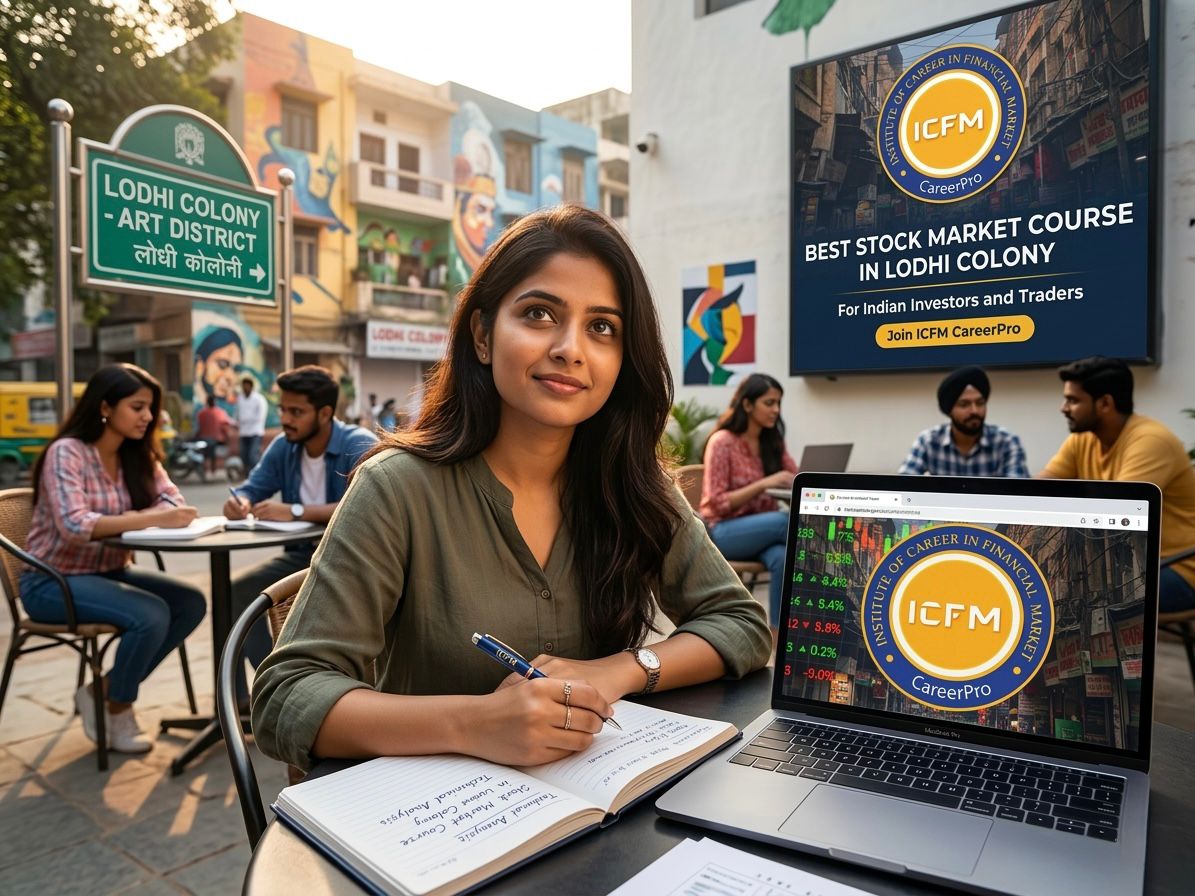 Stock Market Course in Lodhi Colony by ICFM India with Live Trading Training