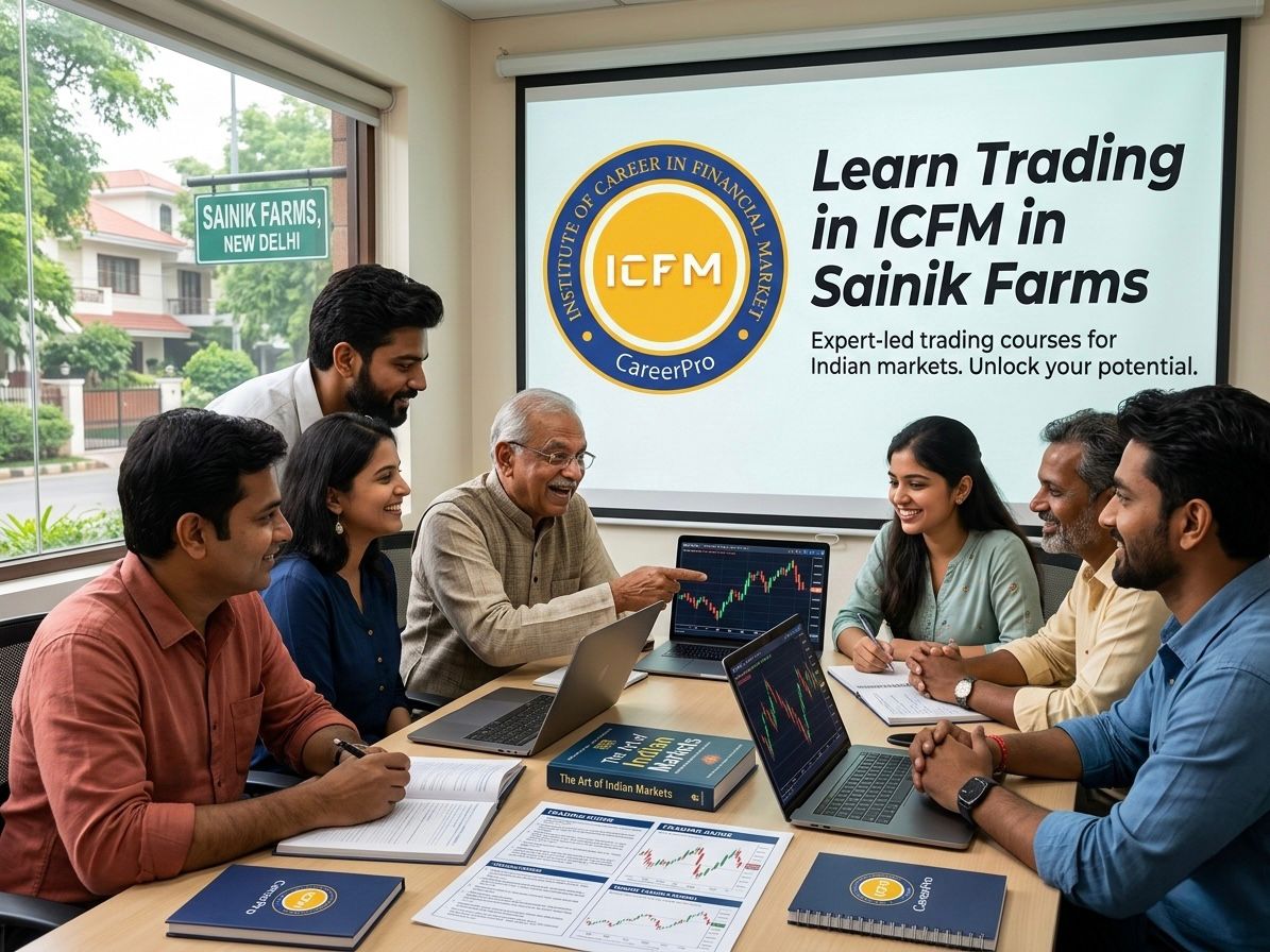 Learn Trading in ICFM in Sainik Farms with Live Market Training