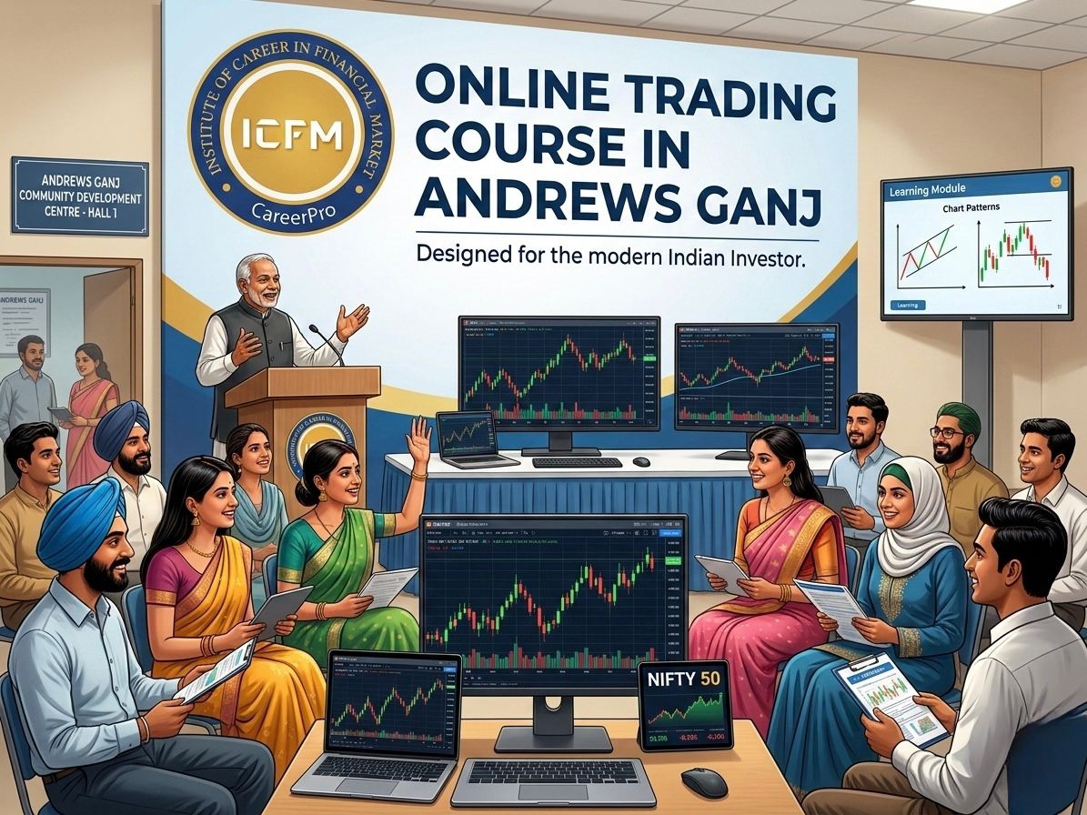 Online Trading Course in Andrews Ganj with Live Market Training by ICFM India