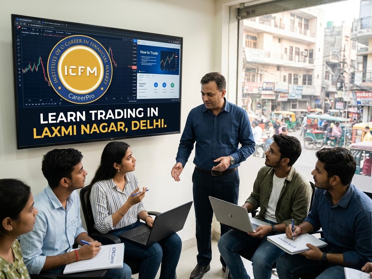 How to Learn Trading in Laxmi Nagar with Live Market Training by ICFM India