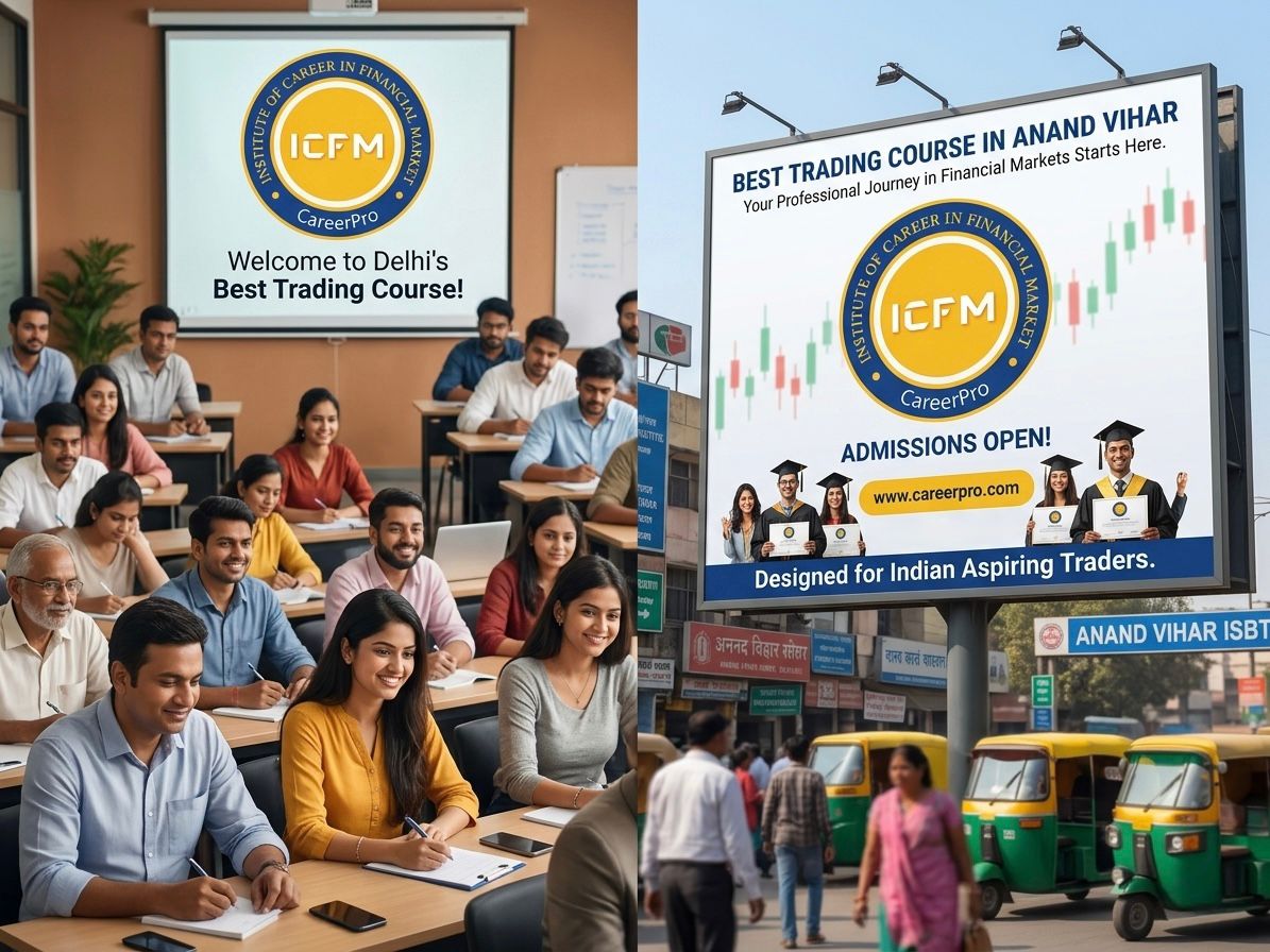 Best Trading Course in Anand Vihar with Live Market Training by ICFM India