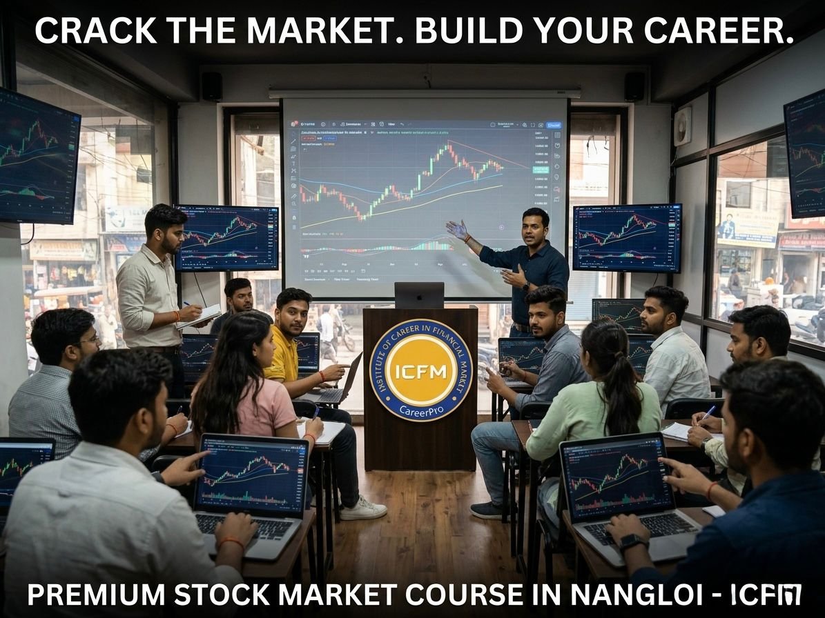 ICFM Nangloi trading course students learning