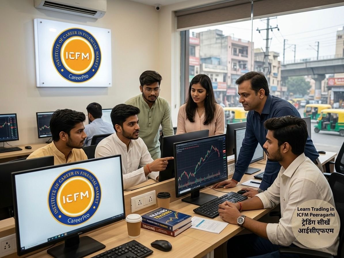 learn trading in ICFM Peeragarhi classroom session