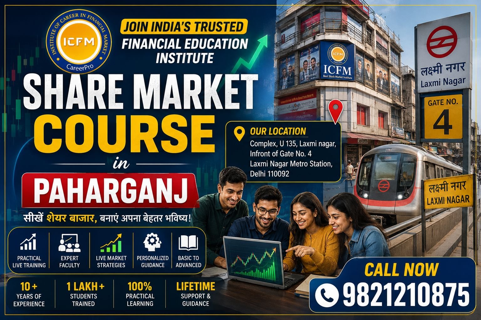 Professional Stock Market Training Institute in Paharganj