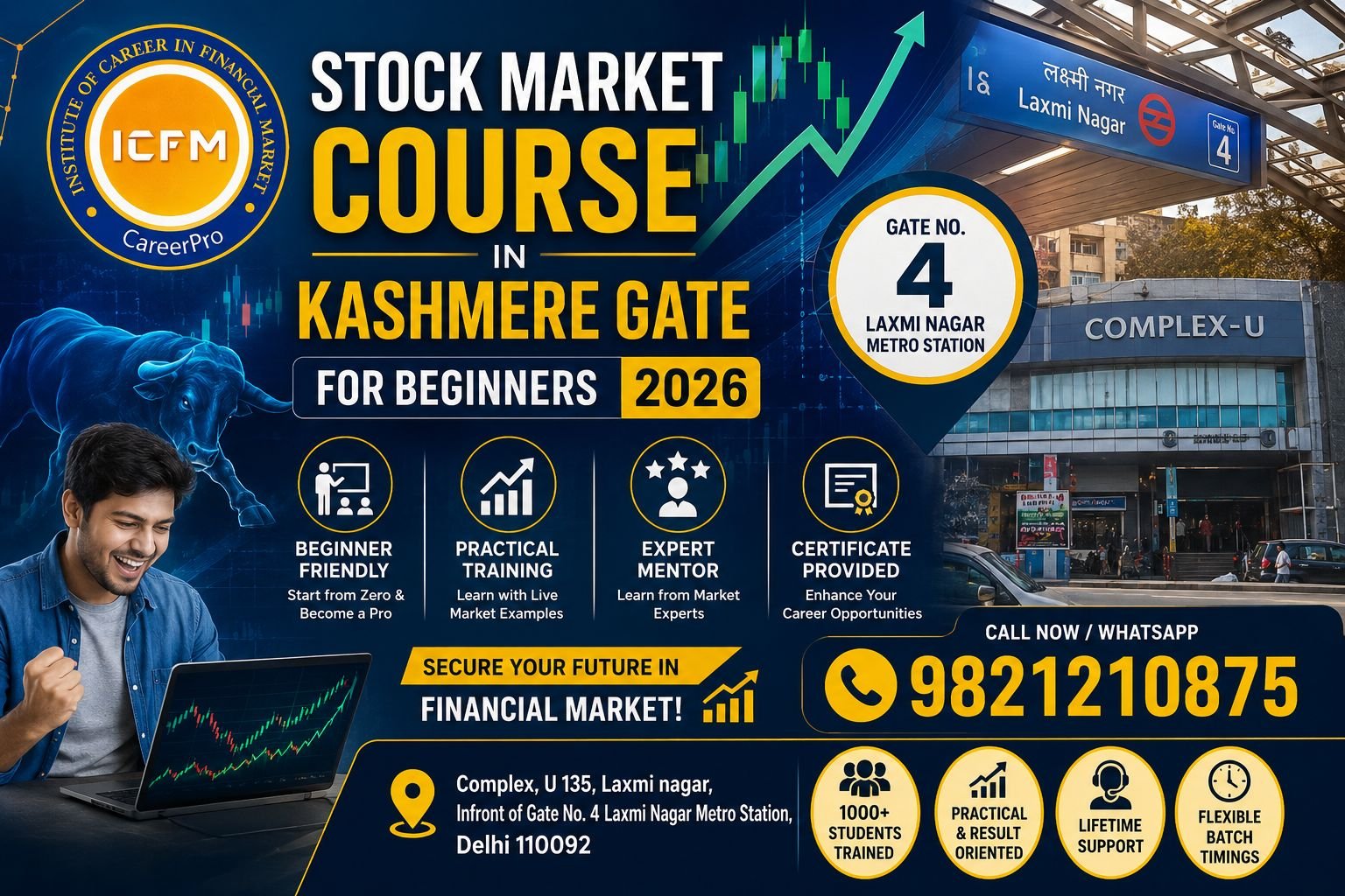 Live Stock Market Classes in Kashmere Gate Delhi