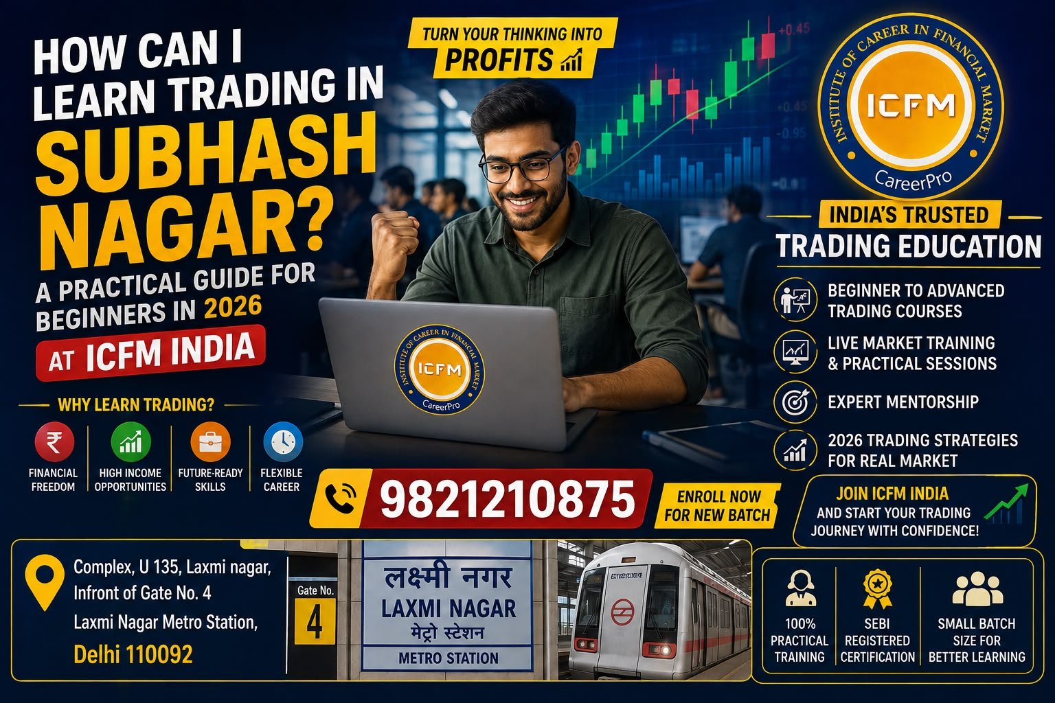 How to Learn Trading in Subhash Nagar – ICFM