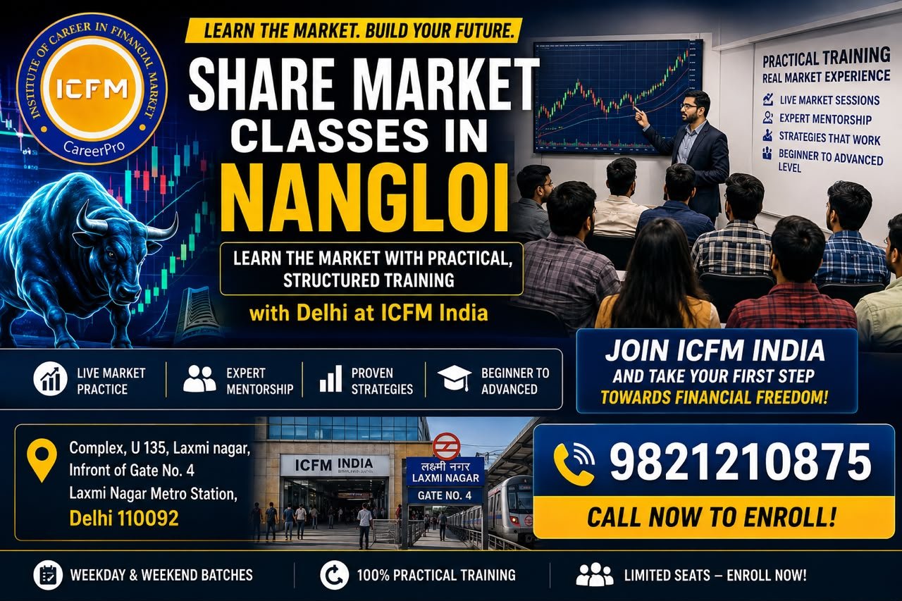 Share Market Classes in Nangloi – Practical Stock Market Training at ICFM Delhi