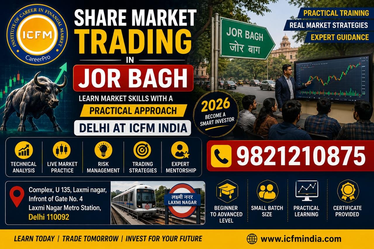 Share Market Trading in Jor Bagh training at ICFM